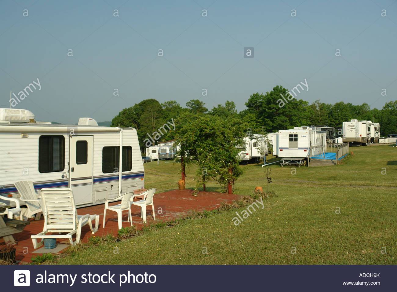 Modern Camping Facilities at Utt's Campground